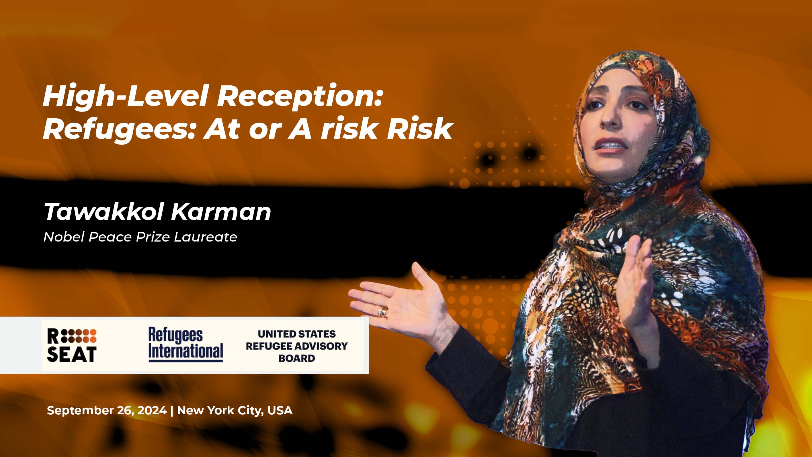 Nobel laureate to participate in high-level reception addressing refugee issues in New York